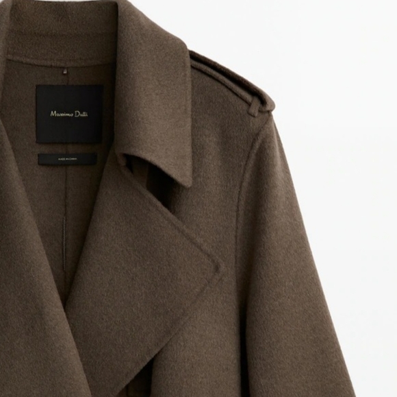 Massimo Dutti Wool Coat Size S NWT - Picture 15 of 16